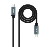 Cable USB Type-C vers Type-C 3.2 PD 100W Nanocable 0.5M Noir