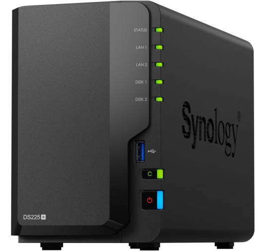 Boitier Serveur NAS Synology DS225+ 2 x SATA 3.5