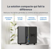 Boitier Serveur NAS Synology DS225+ 2 x SATA 3.5