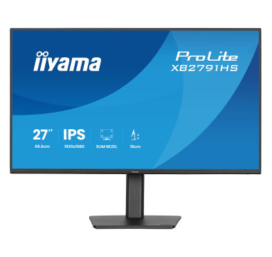 Ecran iiyama 27" XB2791HS-B1 1920x1080 120Hz 1ms HDMI/DP