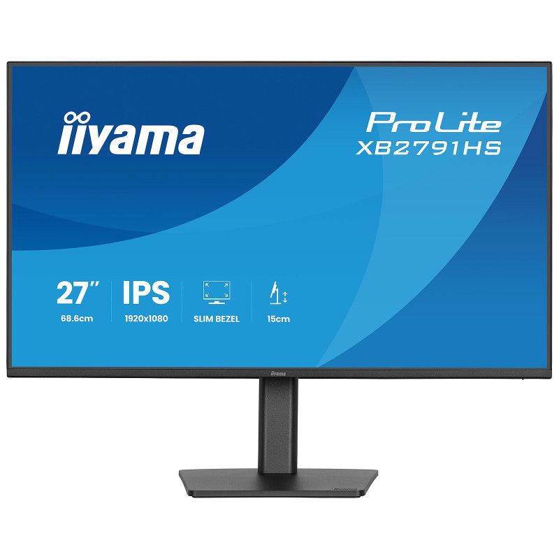Ecran iiyama 27" XB2791HS-B1 1920x1080 120Hz 1ms HDMI/DP