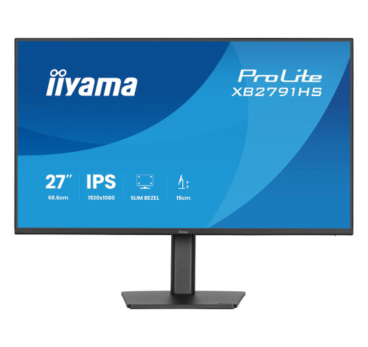 Ecran iiyama 27" XB2791HS-B1 1920x1080 120Hz 1ms HDMI/DP