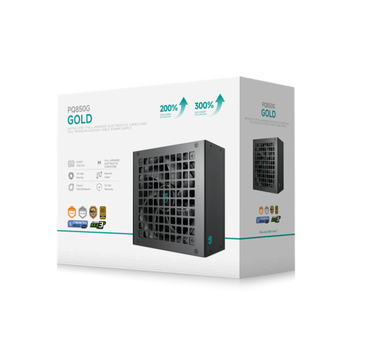 Alimentation DeepCool PQ850G 850 Watts Gold ATX 3.1 Gamer Storm