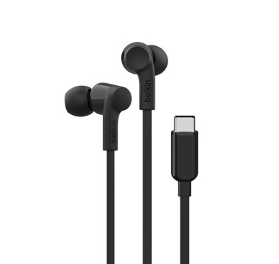 Ecouteurs Belkin Rockstar USB-C Intra-auriculaire Noir avec Micro