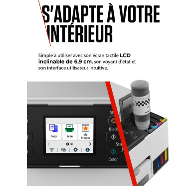 Imprimante Multifonction Canon MAXIFY GX1051 Wifi USB rechargeable