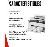 Imprimante Multifonction Canon MAXIFY GX1051 Wifi USB rechargeable