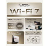 Routeur Cudy WR3600E Wi-Fi 7 Dual-Band 4 Ports Gigabit