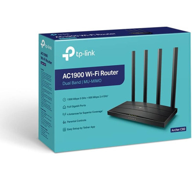 Routeur TP-Link Archer C80 Wifi Dual-Band AC1900 4 Ports Gigabit