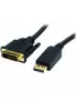 Cable DisplayPort/M vers DVI/M 24+1 2.0M 2560x1600 CADP/M-DVI/M2.0M - 1