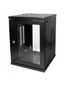 Baie Réseaux LogiLink 10" SoHo W06Z33B 4U 312 x 300 x 236 mm Noir BAIE_10-4U-W06Z33B - 1
