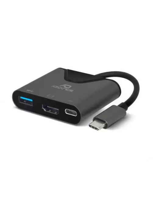 Adaptateur Advance CB-C3IN1 USB 3.1 type C Male vers HDMI/USB/C ADUSB-AD_CB-C3IN1 - 1