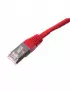 Cable Réseaux RJ45 50cm Droit Cat6A S/FTP Blindé Rouge CRJ45_C6_0.5M_ROUG - 1