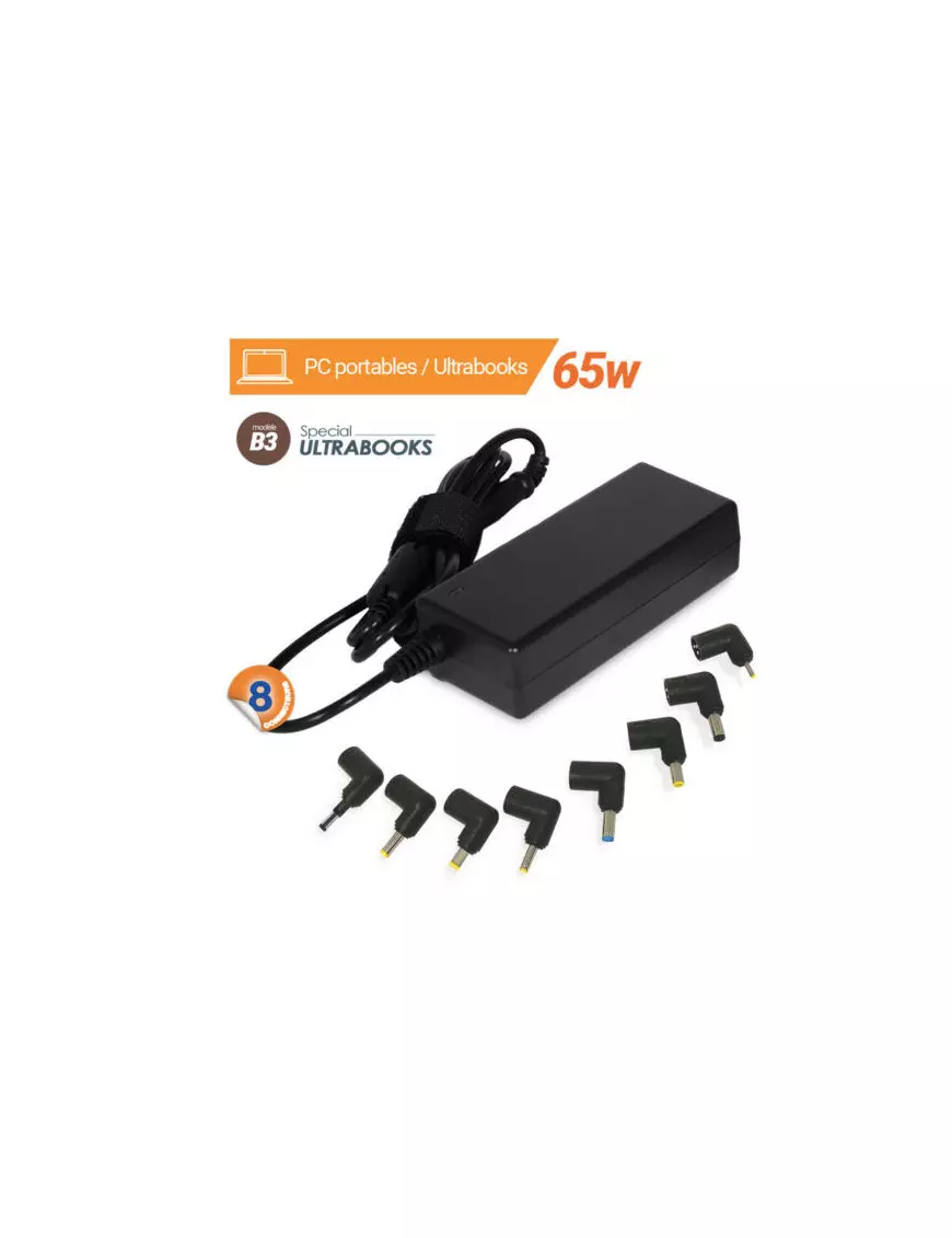 Chargeur Twinecker B3 PC Portable UltraBook 15-20V 65Watts Twinecker - 1