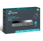 Switch RJ45 TP-Link TL-SG1016D 10/100/1000 Mbps 16 Ports Rackable Switch RJ45 TP-Link TL-SG1016D 10/100/1000 Mbps 16 Ports Rackable