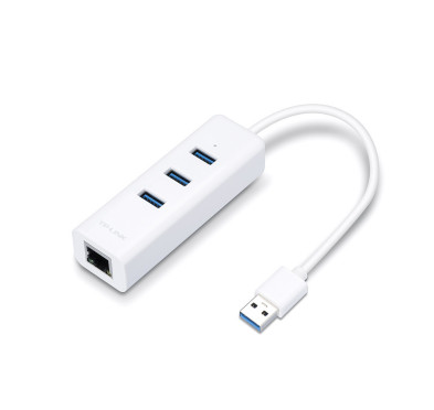 Adaptateur USB 3.0 vers RJ45 10/100/1000 + Hub USB 3.0 TP-Link UE330 CRTP_UE330 - 1