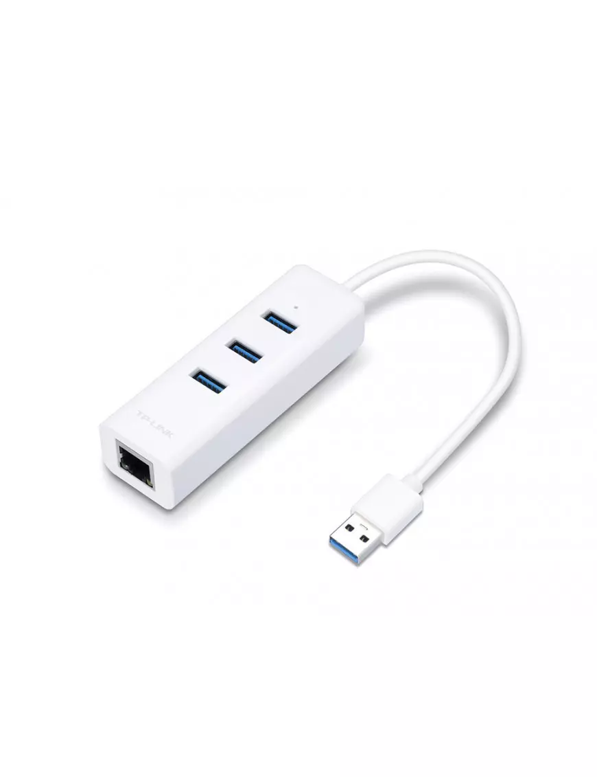 Adaptateur USB 3.0 vers RJ45 10/100/1000 + Hub USB 3.0 TP-Link UE330 CRTP_UE330 - 1