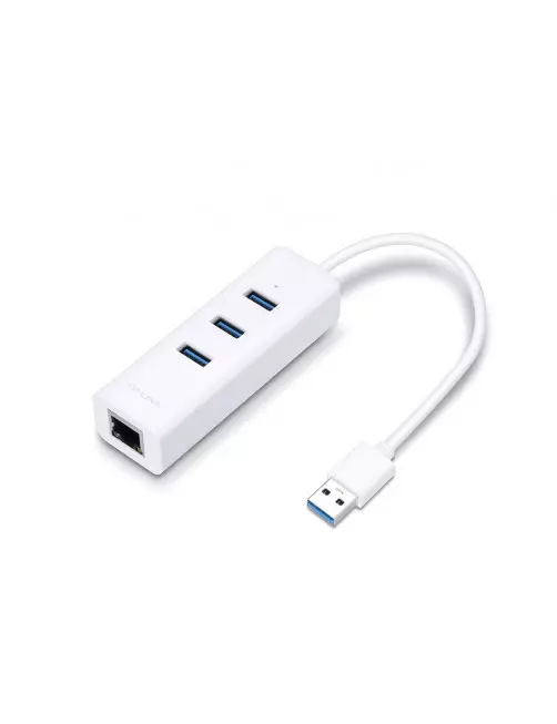 Adaptateur USB 3.0 vers RJ45 10/100/1000 + Hub USB 3.0 TP-Link UE330 CRTP_UE330 - 1