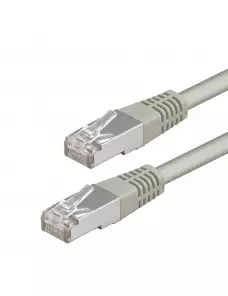 Cable Réseaux RJ45 50cm Droit Cat6A S/FTP Blindé Gris CRJ45_C6_0.5M_GRIS - 2