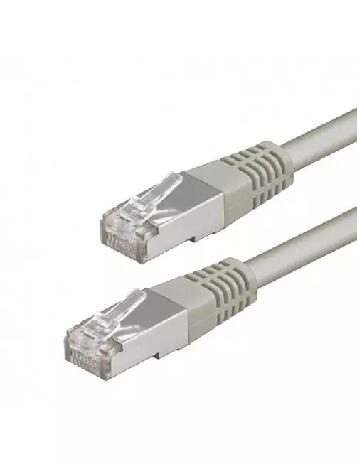 Cable Réseaux RJ45 50cm Droit Cat6A S/FTP Blindé Gris CRJ45_C6_0.5M_GRIS - 2