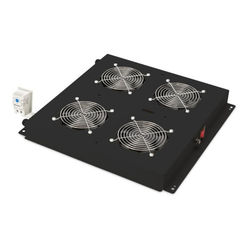 Unité de Ventilation 19" Digitus 4 ventilateurs Noir  BAIE_DN-19-FAN-4BN - 1