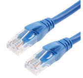 Cable Réseaux RJ45 50cm Droit Cat6A S/FTP Blindé Bleu