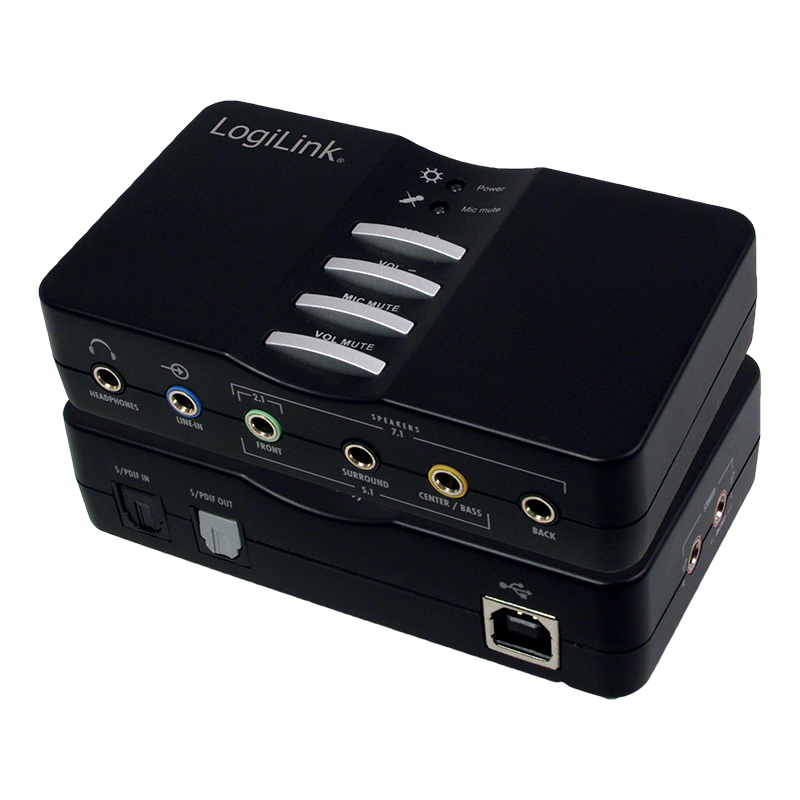 Carte Son Externe USB 2.0 LogiLink 7.1 SPDIF UA0099