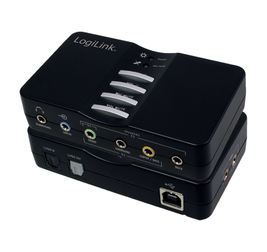 Carte Son Externe USB 2.0 LogiLink 7.1 SPDIF UA0099 LogiLink - 1