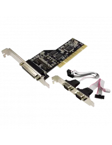 Carte PCI LogiLink PC0018 2 x DB9 + 1 x DB25 (RS232) CPCI-LL_PC0018 - 1