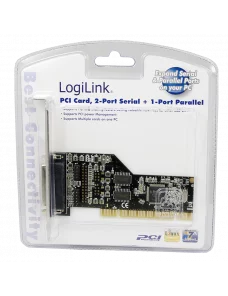 Carte PCI LogiLink PC0018 2 x DB9 + 1 x DB25 (RS232) CPCI-LL_PC0018 - 2