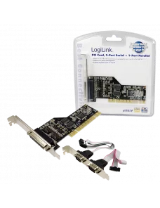Carte PCI LogiLink PC0018 2 x DB9 + 1 x DB25 (RS232) CPCI-LL_PC0018 - 3
