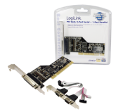 Carte PCI LogiLink PC0018 2 x DB9 + 1 x DB25 (RS232)