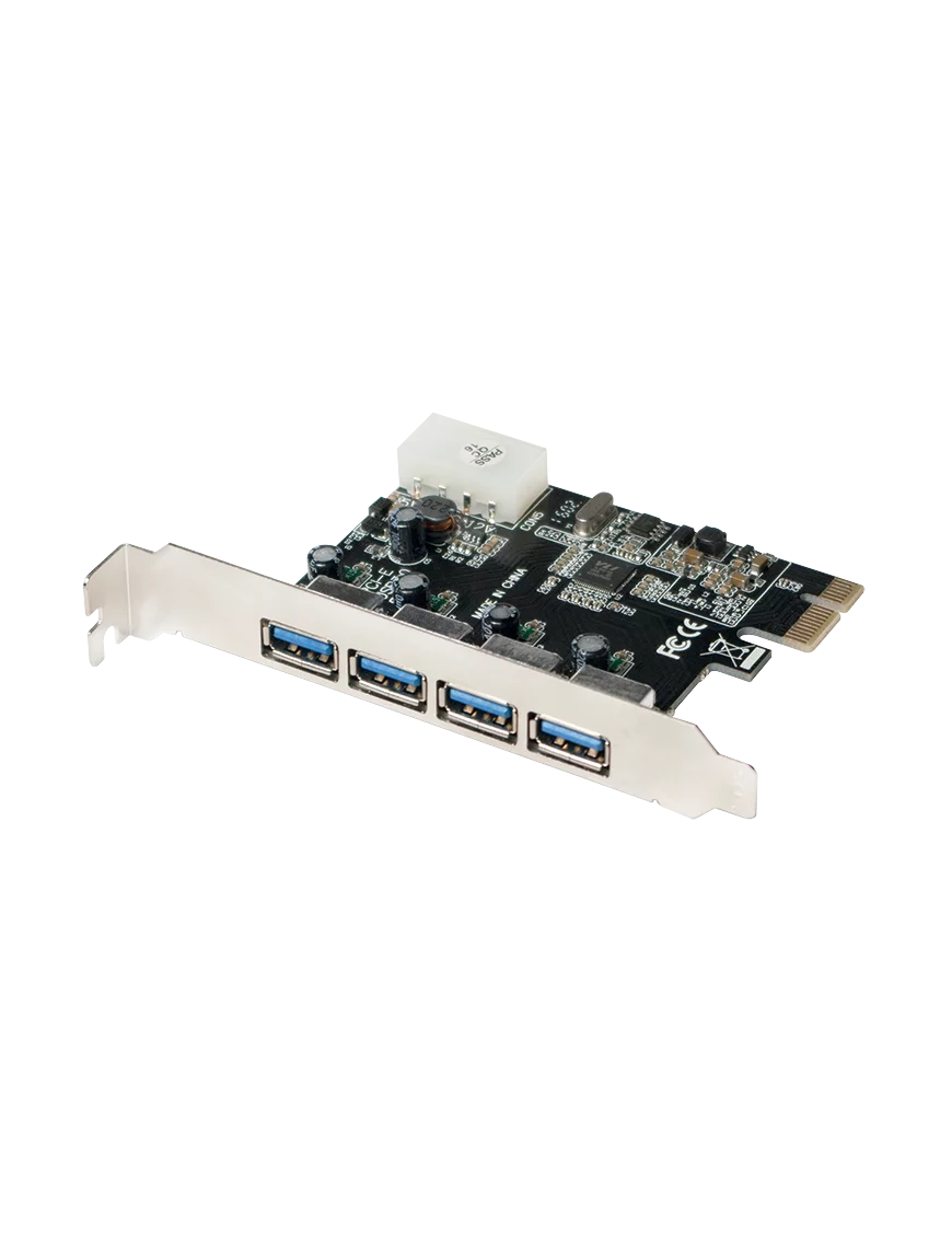 Carte PCI Express LogiLink PC0057A USB 3.0 4 Ports CPCIE-LL-PC0057A - 1