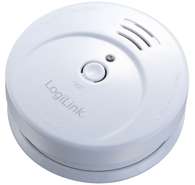 Détecteur de Fumée Logilink SC0001A 85dB pile 9 Volts inclus LogiLink - 1