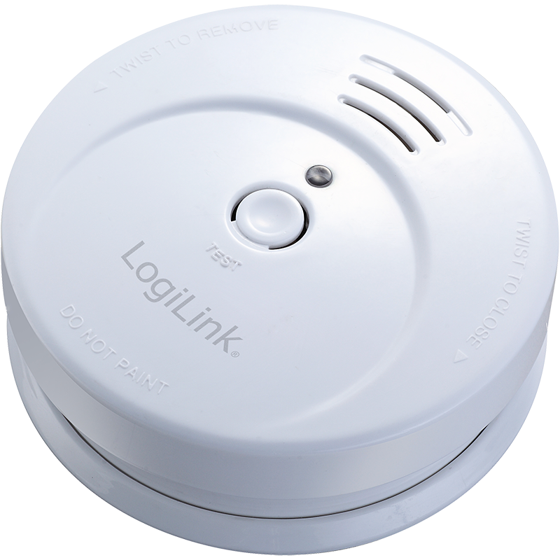 Détecteur de Fumée Logilink SC0001A 85dB pile 9 Volts inclus