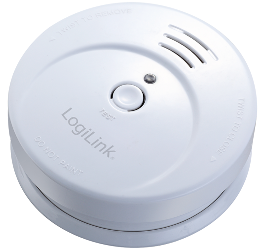 Détecteur de Fumée Logilink SC0001A 85dB pile 9 Volts inclus LogiLink - 1