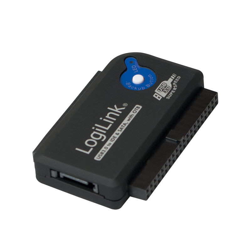 Adaptateur LogiLink AU0028A USB 3.0 vers SATA IDE 3.5 2.5 OTB Adaptateur LogiLink AU0028A USB 3.0 vers SATA IDE 3.5 2.5 OTB