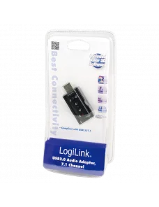 Carte Son Externe USB 2.0 LogiLink 7.1 UA0078 2x entrées 3.5mm LogiLink - 2