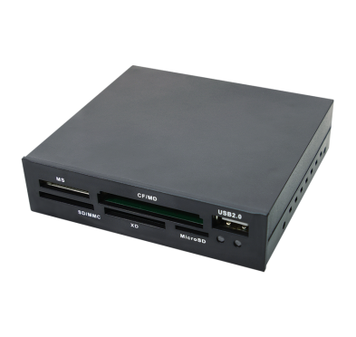 Rack 3.5 LogiLink CR0012 Lecteur Multi Carte + 1 Ports USB 2.0 RK3.5LL_CR0012 - 1