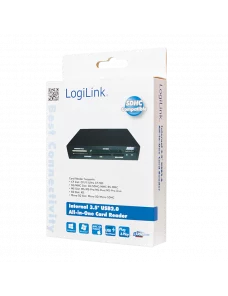 Rack 3.5 LogiLink CR0012 Lecteur Multi Carte + 1 Ports USB 2.0 RK3.5LL_CR0012 - 2