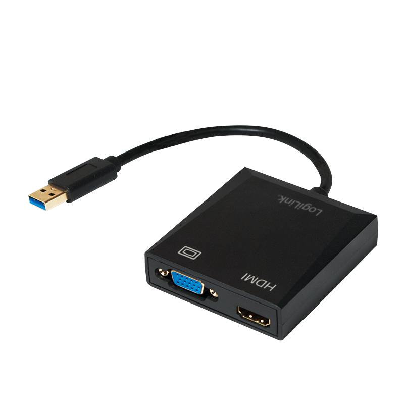 Adaptateur LogiLink UA0234 USB 3.0 - HDMI/VGA 1920x1080