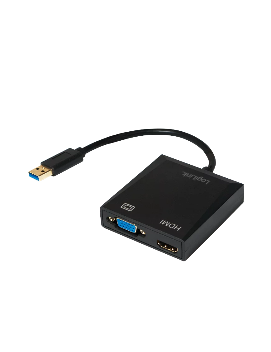 Adaptateur LogiLink UA0234 USB 3.0 - HDMI/VGA 1920x1080