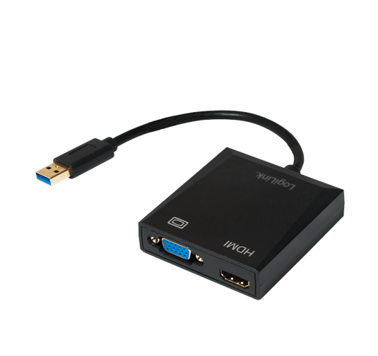 Adaptateur LogiLink AU0234 USB 3.0 - HDMI/VGA 1920x1080 ADUSB-LL_UA0234 - 3
