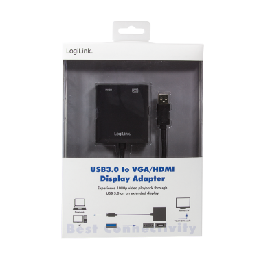 Adaptateur LogiLink AU0234 USB 3.0 - HDMI/VGA 1920x1080 ADUSB-LL_UA0234 - 5