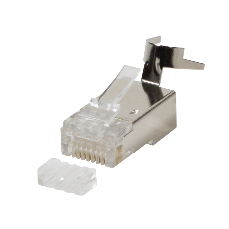 10x connecteur RJ45 C6A/7A/8.1A Blindé LogiLink MP0030