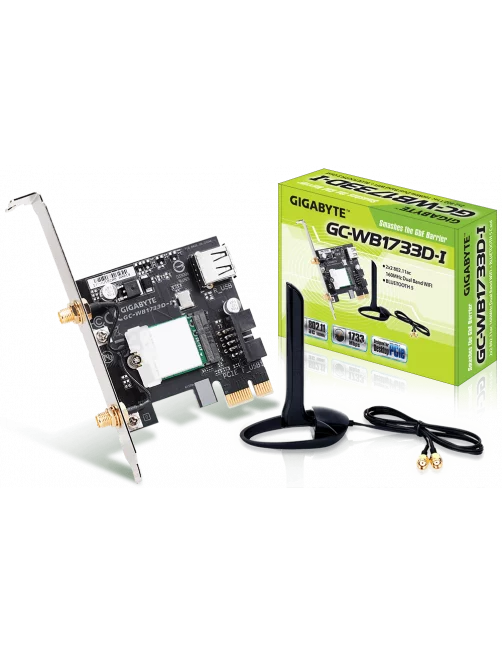 Carte Réseaux PCI-Express Wifi AC + Bluetooth Gigabyte GC-WB1733D-I CRGC-WB1733D-I - 2