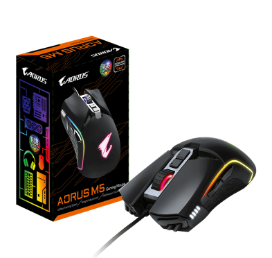 Souris AORUS M5 Gaming RGB 16000dpi USB SOAOM5 - 1