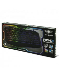 Clavier Spirit of Gamer PRO-K8 RGB Pro Gaming Keyboard USB CLSOGCLA-PK8FB - 6