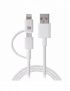 Câble Campus CB-IP5MU Dual Smart micro USB + Apple Lightning CAUSB_CB-IP5MU - 1