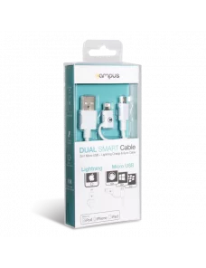 Câble Campus CB-IP5MU Dual Smart micro USB + Apple Lightning CAUSB_CB-IP5MU - 3