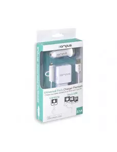 Campus CH-CT21UW Chargeur Universel micro USB et Apple Lightning 2.1A ALIM_CH-CT21UW - 5